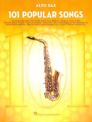 101 Popular Songs Alto Sax Book cover Thumbnail